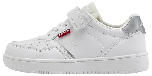 Levi's Aiden Top Velcro-Elastic Lace Sneaker, Silber, 29 EU,...