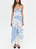Thopavenoir Women Floral Lace Layered Maxi Dress Y... #2