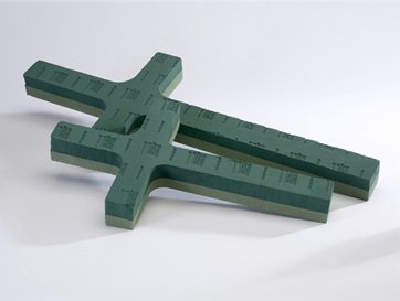 OasisFOAM FRAMES Pack of 2 Floral Tribute Crosses 34in (86 x 36cm)