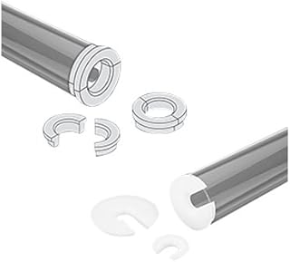 ACE GLASS 5798-31 Series Safety Shield Without Cap, for Michel-Miller Chromatography Column, 32 mm ID, 25cm Length, Acrylic