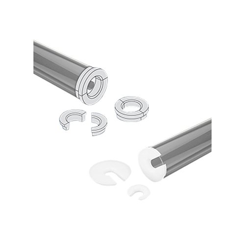 5798-54 Series Safety Shield with Aluminum Cap, #25 Thread Size, 57 mm Id