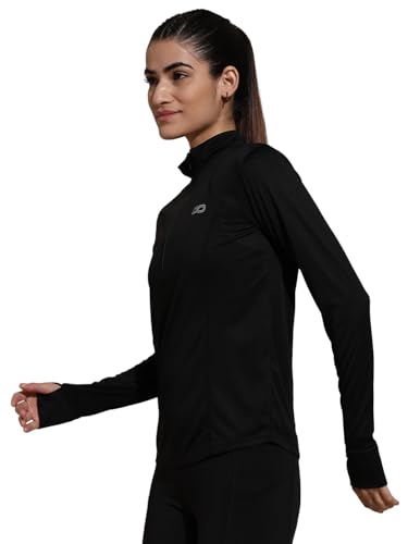 Image of Silvertraq Women's Athleisure Runner Zip Neck T-Shirt