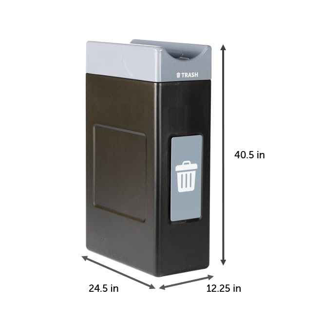 Contenedor de Basura Comercial Negro 30 Galones miniatura 4