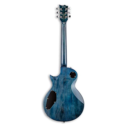 ESP LTD EC-256FM CB Guitare électrique Bleu cobalt + câble jack Keepdrum - Les Beatles, Paul McCartney, John Lennon, RIngo Starr, George Harrison ESP LTD EC-256FM CB Guitare électrique Bleu cobalt + câble jack Keepdrum – Image 4