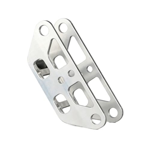 Composants d'imprimante 3D CNC 2 légères silver en aluminium de haute précision