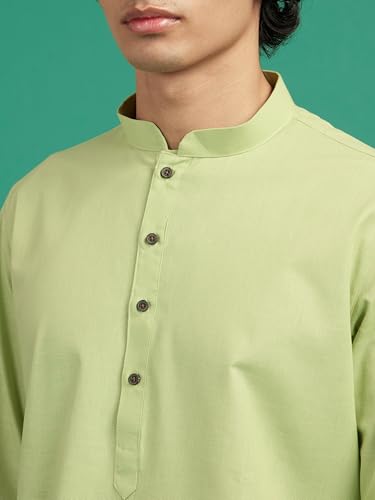 Image of DIWAS BY MANYAVAR Men's Viscose Blend Solid Plain Kurta (1pc)