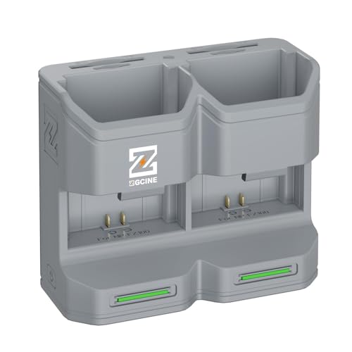 ZGCINE NP-FZ100 Battery Charger for Sony, 2H 2-Slot Camera Charger, Compatible for Sony A7III,A7IV,A7RIII,A7RIV,A7RV,A7SIII,A7C,A7CII,A1,A9,A9II,A9III,A6600,A6700,ZV-E1,ZV-E10 II,A1II,FX3,FX30,FX30B