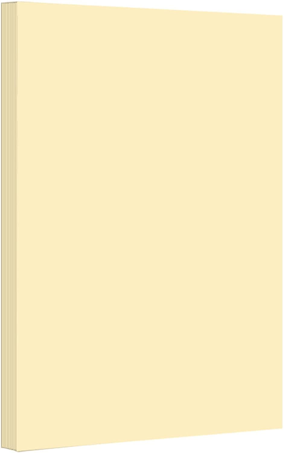 100Sheets Multipurpose Paper, 180gsm Cream Colored Card (A4)