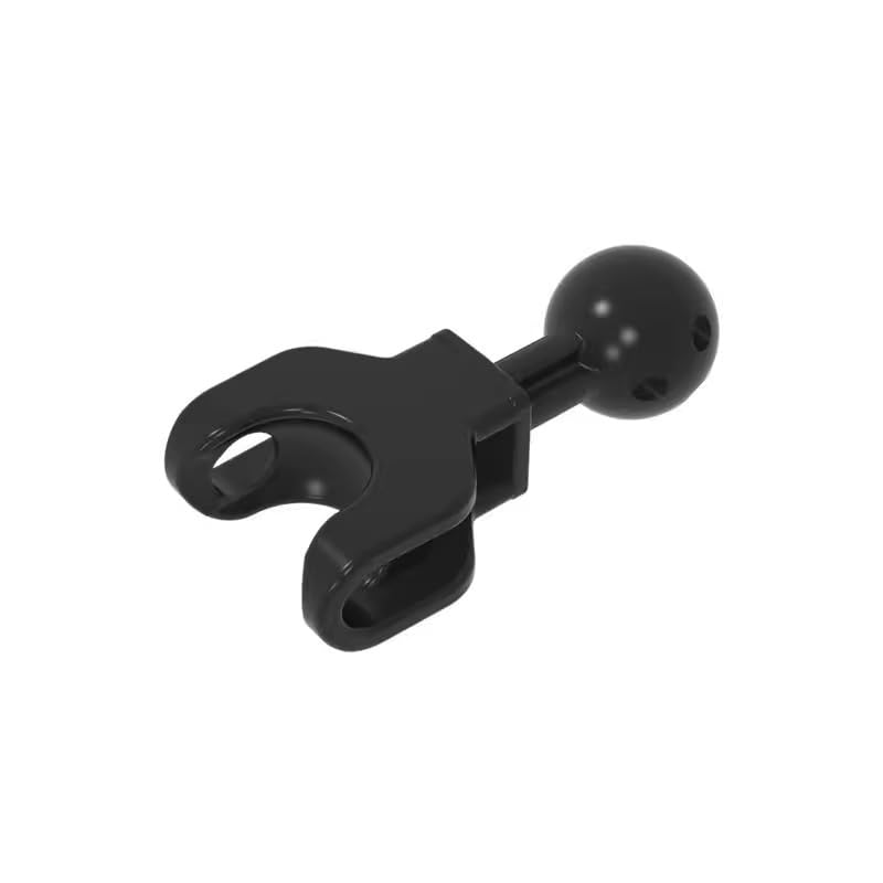 90611 Ball Joint Large Figure Skeletal, Limb, 4L with Ball Joint on Axle and Ball Socket 10 Pieces GDS-1208 Compatible with Lego Building Blocks Color:Black