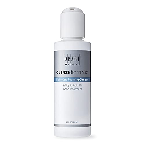 Obagi Clenziderm M.d. Daily Care Foaming Acne Face Wash Acne Cleanser With 2% Bha Salicylic Acid And Menthol, Face And Back Acne Treatment For Oily Skin #TOP6