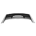 HECASA Roof Spoiler Compatible with 2012-2018 Ford Focus Hatchback Models Rear Roof Wing Plastic Gray & Black