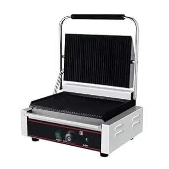 Kiran Enterprise Metal 4 Slice Heavy Sandwich Griller Suitable For Restaurants Hotels And Commercial Purpose, 2500 Watts, White