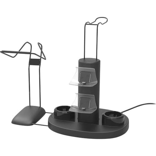 Speedlink VREADY 4-In-1 Charging Station - Ladestation und Halterung für PlayStation 4 VR-Brille und Controller, schwarz
