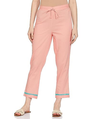 Image of BIBA Women Art Silk A-Line Kurta Regular Pant Suit Set