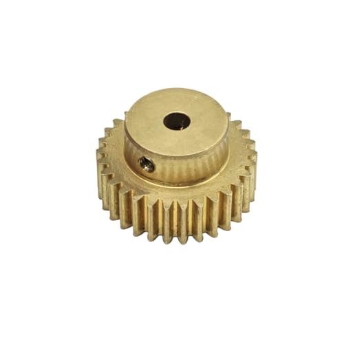 Engrenage droit étagé en laiton 54T 0.7M avec alésage de 14mm pour transmission