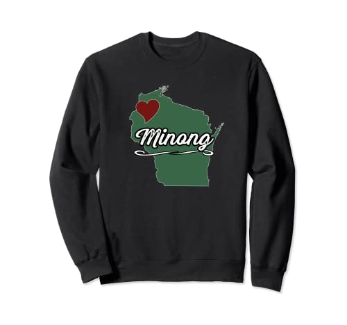 Minong - Wisconsin | Stadt - City Souvenir WI US - Sweatshirt