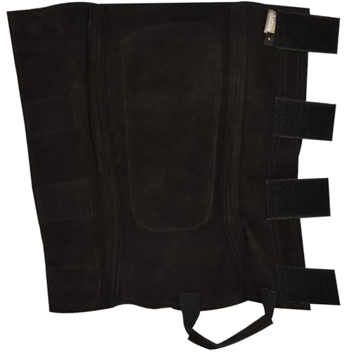 Ovation - Ladies Suede Half Chaps w/Velcro , Black , Medium