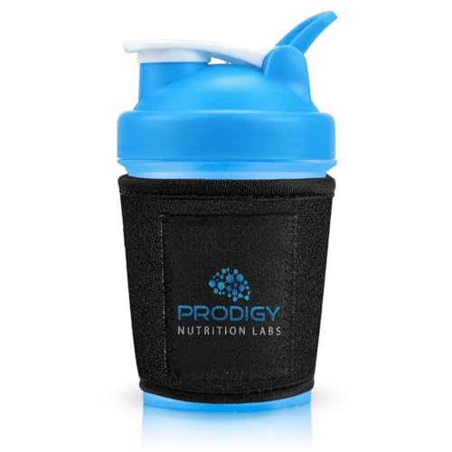 Neoprene Cooler Sleeve for 14oz Shaker Bottles with Card Holder