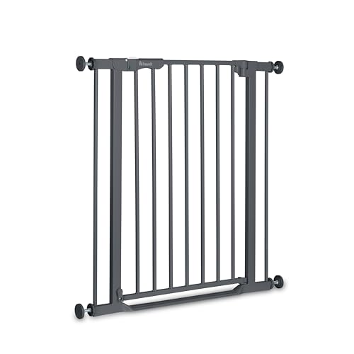 hauck Clear Step Autoclose 2, Dunkelgrau - Kinderschutzgitter Hundegitter...
