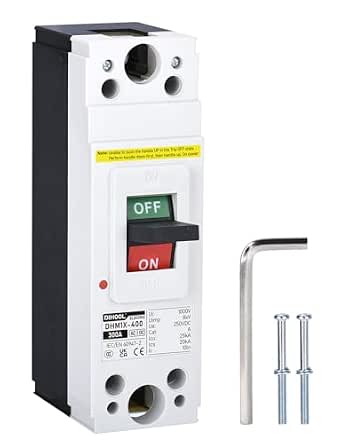DIHOOL 300 Amp Heavy Duty Battery Disconnect Switch for Marine and Automotive Applications