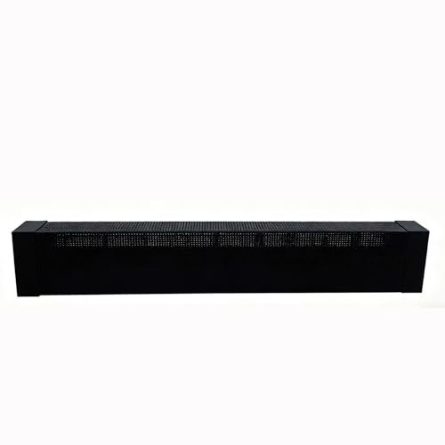 36 Inch Baseboard Heater Cover, 3FT Galvanized Steel Radiator Cover with Ventilation Slots, Rust Resistant, Easy Install, Black by AxureM - Used condition - Image 5