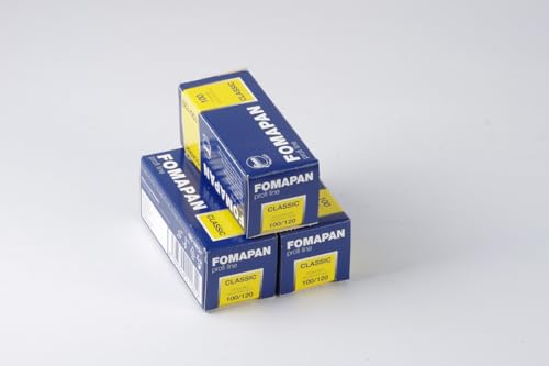 Film Fomapan 100 ASA 120 noir et blanc lot de 3 pour réussir vos tirages d'art