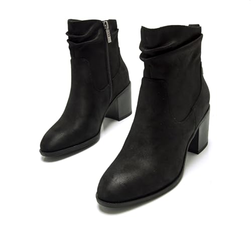Mtng Para Mujer. 59501 Botines Mirian Negro (38), 5 A 8Cm, Cremallera, Casual - 2