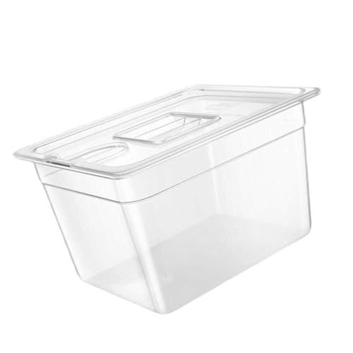 RSHuiOUXX Large Capacity Slow Cook Machine Container with Clear Window Kitchen Slow Cooker Part for Easy