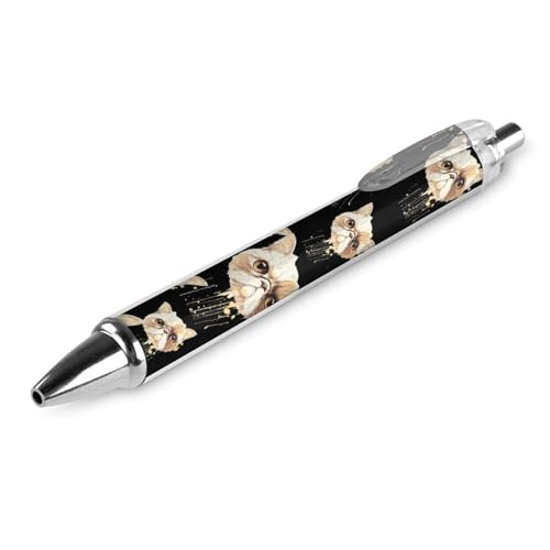 Hand-drawn Persian Cat Ballpoint Pens
