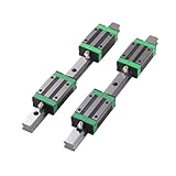 2 Stücke HGR20 Linearschiene 4 Stück + Kugelumlaufschraube SFU1605 mit BKBF12 Terminalstütze und Mutter- und Gelenkgehäuse (HGR20-400mm)