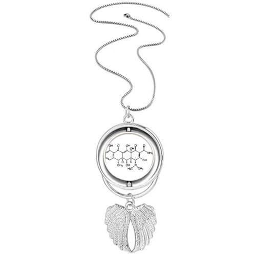 Collier Chestry Atoc rotatif : le pendentif molécule anti-stress aux ailes d'ange