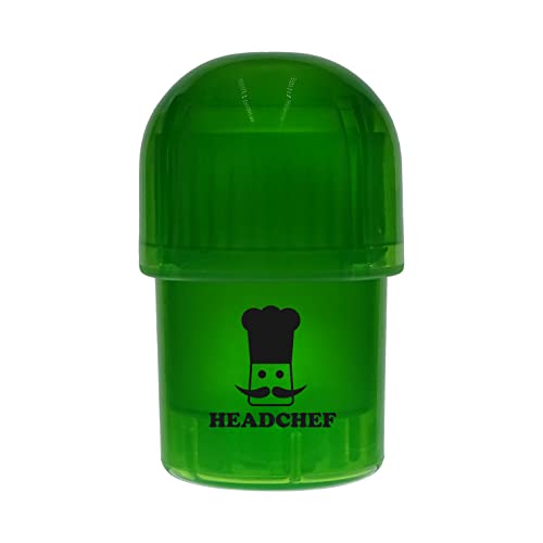 Headchef Plastic POD Herb Storage & Grinder Combi, Green