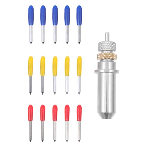 DIYEAH Coltello Per Lettere Per Pellicola Riflettente 1 Set Di Lame Da Taglio Da 30/45/60 Gradi in Acciaio Tungsteno Taglierine Per Lettere Per Computer Nessun Punto Saltato Tagli Puliti