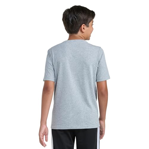 Image of adidas Kids Boys Ss Aop Wash Tee Casual Tops Casual - Green
