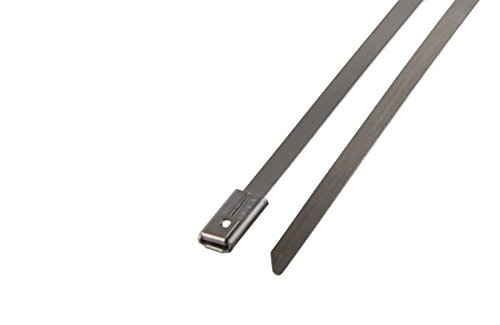 South Main Hardware 888103 50-Pack 5 inch Stainless Steel, 200-lb Test Cable Ties, 5-Inch, 50 Pieces