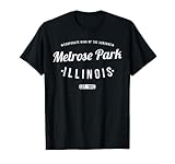 Melrose Park Illinois Retro Vintage Souvenir IL Melrose Park T-Shirt