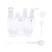 L.TSN 11pcs Set di Bottiglie da Viaggio Dispenser Bottle Cream Barattoli Cosmetici Contenitori per Bottiglie di stoccaggio per Shampoo Lozione Sapone Detergente Articoli da toeletta
