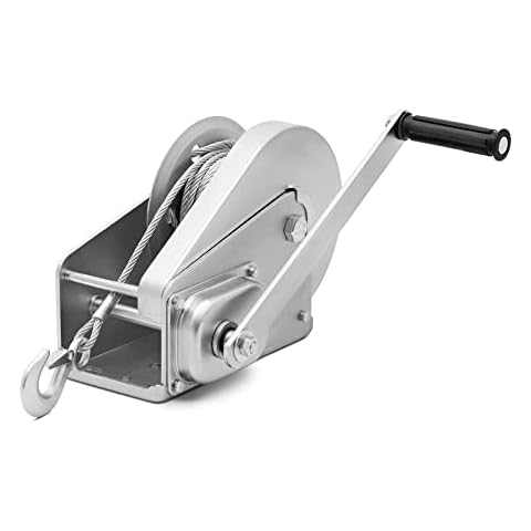 MSW MSW-MHW-09 Handseilwinde 1200 kg 10 m Handwinde Seilwinde Seilwinde manuell Cover