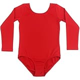 Genérico Maillot de Ballet y Gimnasia para Niña, 8 Años)