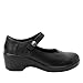 Alegria Women's Saylar Leather Cut-Out Maryjane Adjustable Strap Low Heel Wedge Noir 9 M US