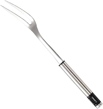 Stainless Steel Barbecue Spit Hot Dogs Grill Meat Stick Meat Serving Forks Kitchen Roasting Skewers Bbq Fork for Bbq Kitchen Equipment Korean