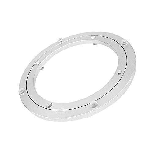 WORDFUN Base Girevole Manuale, Piatto da Tavolo Rotondo Liscio, Heavy Duty, Facile da Usare, Prevenire Lo Scivolamento, Liscio, per Piani in Vetro, Legno, Marmo, Base per Scultura