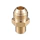 VekAuto Hochdruckreiniger-Anschluss, G1/4 auf M18x1.5 männlicher Adapter aus Messing Schraubenschlauchanschluss Universal für Hochdruckreiniger Schnellkupplung Messing Kupferfarbe