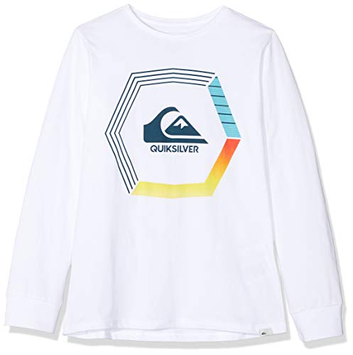 Quiksilver Blade Dreams Camiseta De Manga Larga, Niños, Blanco (White), XS/8