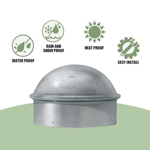 Tapas para postes de cerca de eslabones de cadena de 2-3/8 de terraza 3