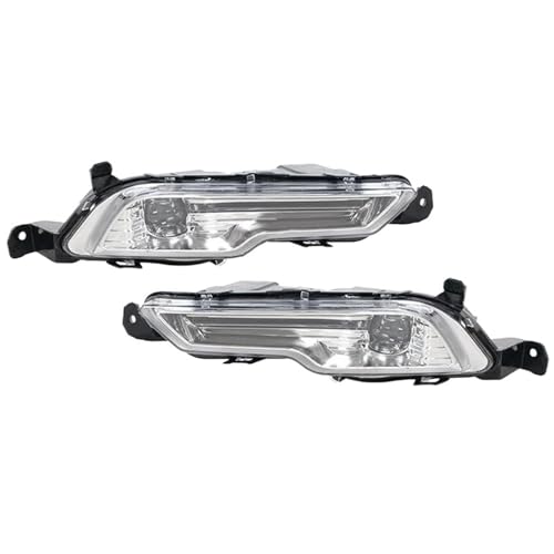 Feux anti-brouillard LED DRL avec cadre pour Ford Fusion et Mondeo 17-19
