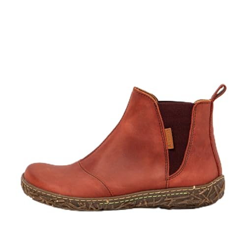 Bottines Femme El Naturalista N786 Natural Grain Brown en Cuir
