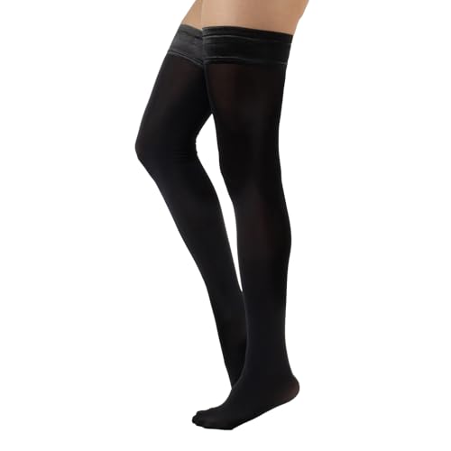 Image of CALZITALY Opaque Thigh High Pantyhose, S, M /L, L /XL, XXL, XXXL, XXXXL