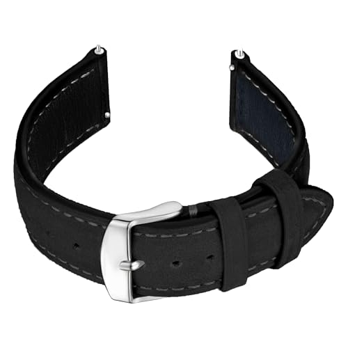 Image of ACM Watch Strap 22mm compatible with Beatxp Exact Smartwatch | Luxury Leather Belt Classic Band