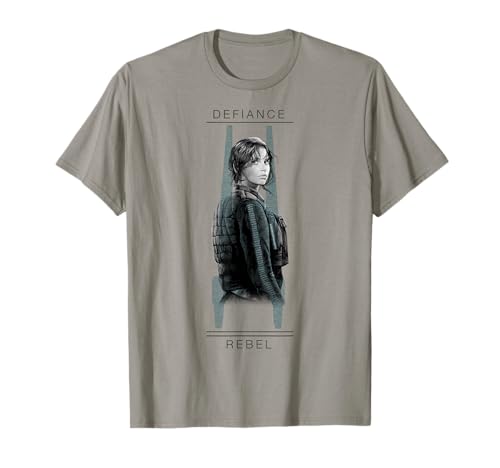 T-shirt Star Wars Rogue One Jyn Defiance U-Wing vêtement geek imprimé pour homme